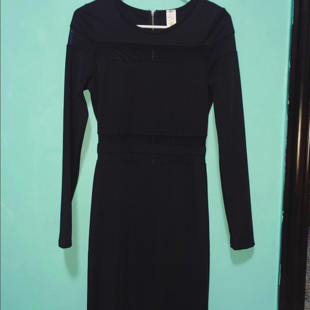 long sleeved maxi dress
